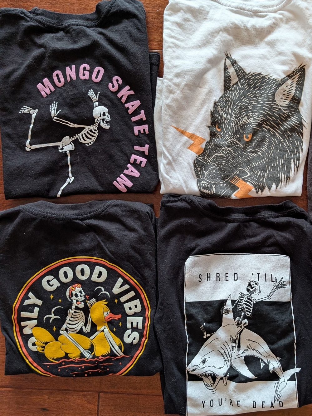 4 Chomp Boy Skater / Surf Tshirts